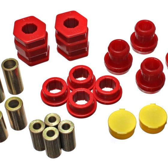 Energy Suspension 96-00 Honda Civic/CRX Red Front Control Arm Bushing Set-Bushing Kits-Energy Suspension-ENG16.3114R-SMINKpower Performance Parts