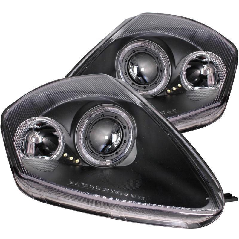 ANZO 2000-2005 Mitsubishi Eclipse Projector Headlights w/ Halo Black - SMINKpower Performance Parts ANZ121332 ANZO