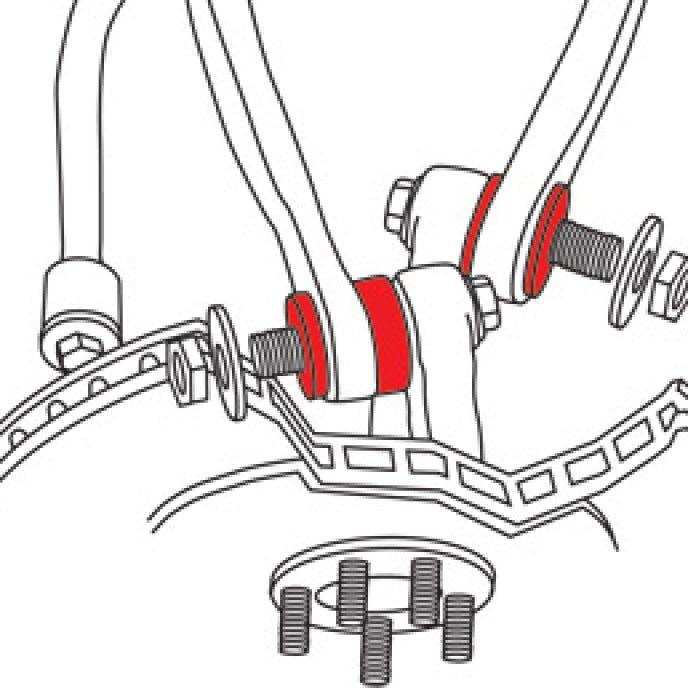SPC Performance 05-12 Chrysler 300/Charger/09-12 Challenger Rear Upper Control Arm Bushing Kit-Control Arms-SPC Performance-SPC66050-SMINKpower Performance Parts