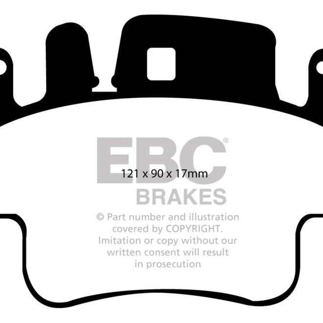 EBC 98-05 Porsche 911 (996) (Cast Iron Rotor only) 3.4 Carrera 2 Bluestuff Front Brake Pads-Brake Pads - Racing-EBC-EBCDP51514NDX-SMINKpower Performance Parts