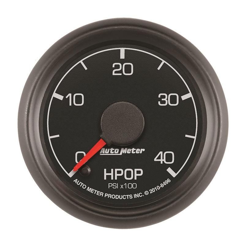Autometer Factory Match Ford 52.4mm Full Sweep Electronic 0-4000 PSI Diesel HPOP Pressure Gauge - SMINKpower Performance Parts ATM8496 AutoMeter