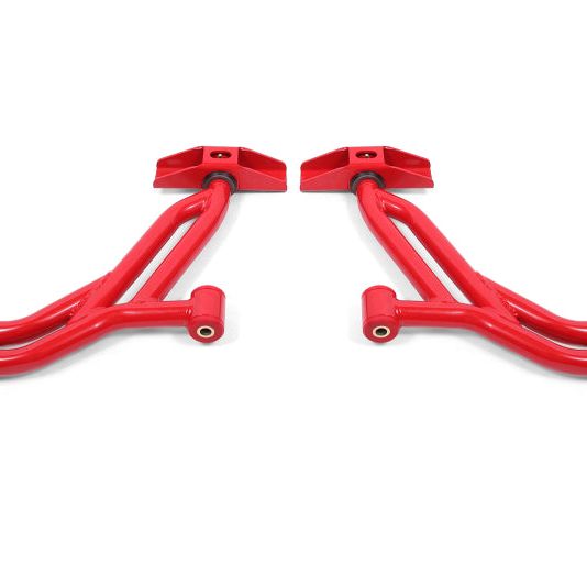 BMR Suspension 05-14 Ford Mustang Lower A-Arms - Red - Non-Adjustable - SMINKpower Performance Parts BMRAA750R BMR Suspension