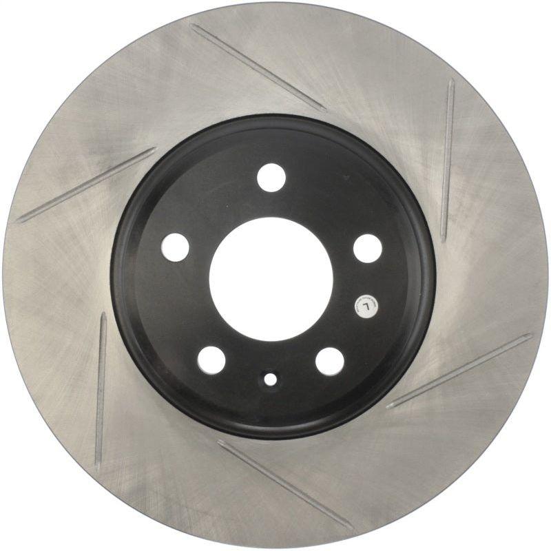 StopTech 09-10 Audi A4 / 08-10 A5 / 10 Audi S4 Front Left Slotted Rotor-Brake Rotors - Slotted-Stoptech-STO126.33123SL-SMINKpower Performance Parts