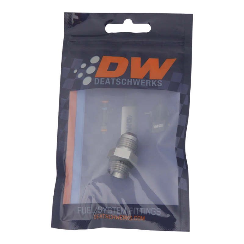 DeatschWerks 6AN ORB Male To 6AN Male Flare Adapter (Incl. O-Ring)-Fittings-DeatschWerks-DWK6-02-0404-SMINKpower Performance Parts