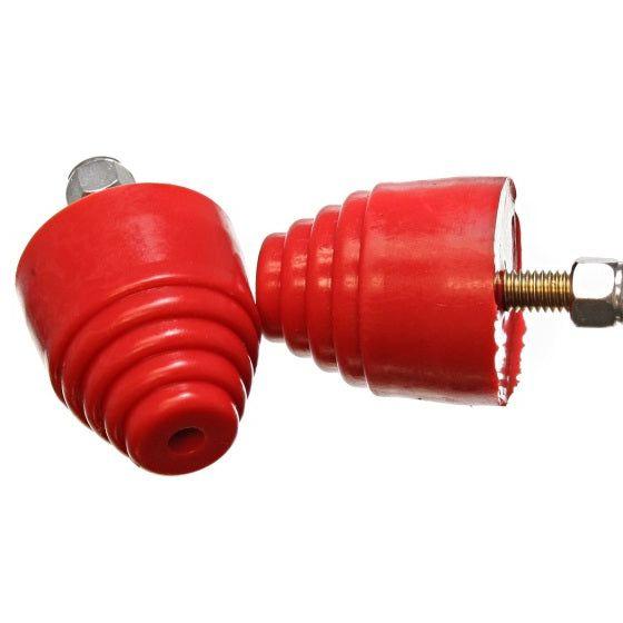 Energy Suspension All Purpose Red Bump Stop Set 2 1/8 inch Tall / 2 inch dia. (2 per set)-Bushing Kits-Energy Suspension-ENG9.9101R-SMINKpower Performance Parts