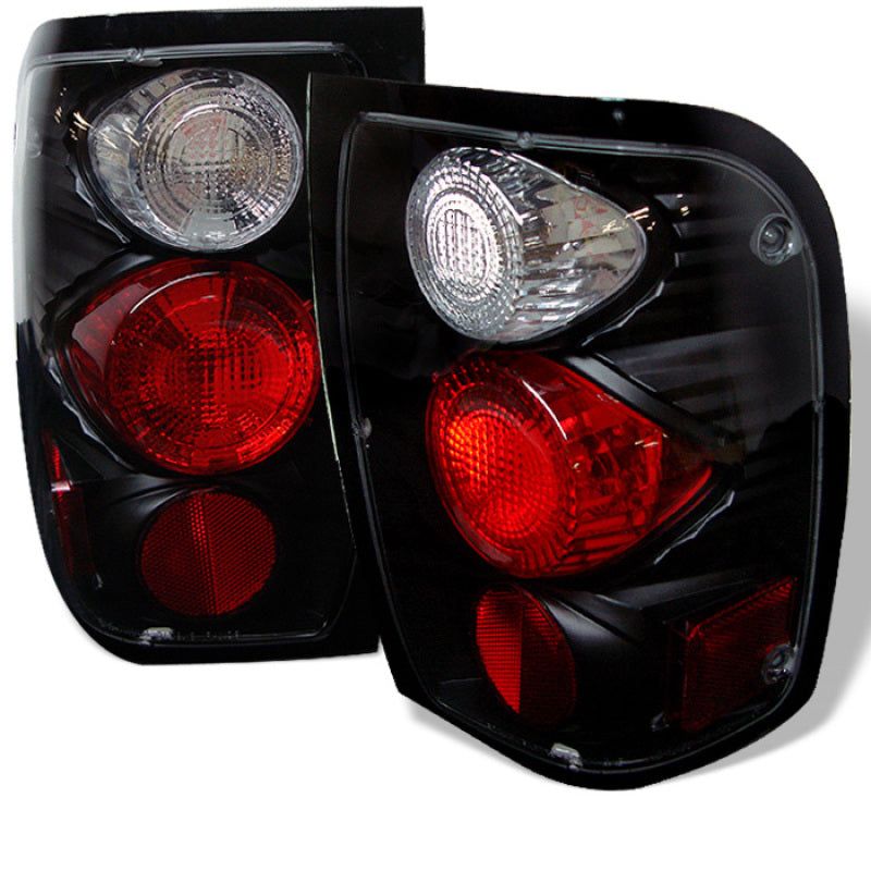 Spyder Ford Ranger 98-00 Euro Style Tail Lights Black ALT-YD-FR98-BK-Tail Lights-SPYDER-SPY5003805-SMINKpower Performance Parts