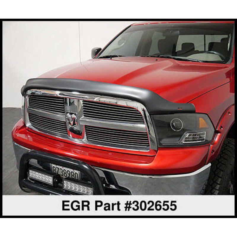 EGR 09-13 Dodge Ram Pickup Superguard Hood Shield - Matte (302655) - SMINKpower Performance Parts EGR302655 EGR