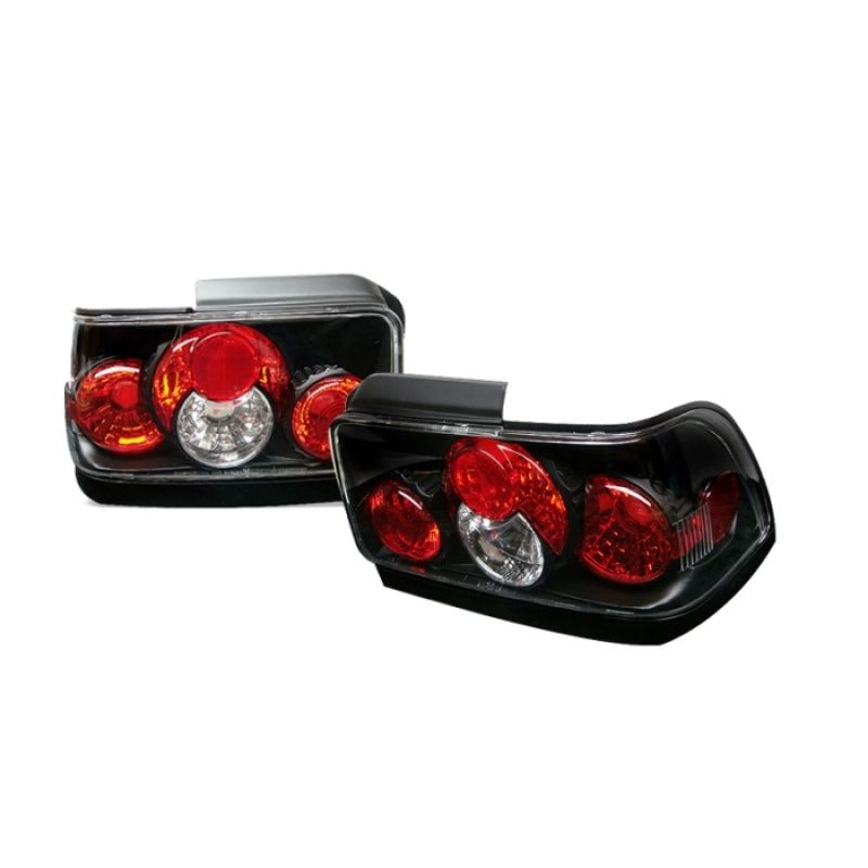 Spyder Toyota Corolla 93-97 Euro Style Tail Lights Black ALT-YD-TC93-BK-Tail Lights-SPYDER-SPY5007407-SMINKpower Performance Parts