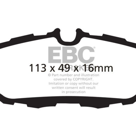EBC 10-14 Ford Mustang 5.0 Bluestuff Rear Brake Pads - SMINKpower Performance Parts EBCDP51870NDX EBC