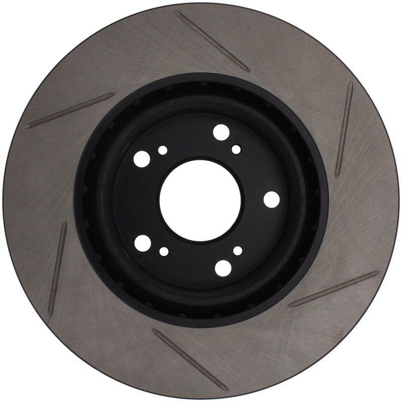 StopTech Power Slot Slotted 06-08 Honda Civic Si Front Right Rotor-Brake Rotors - Slotted-Stoptech-STO126.40057SR-SMINKpower Performance Parts