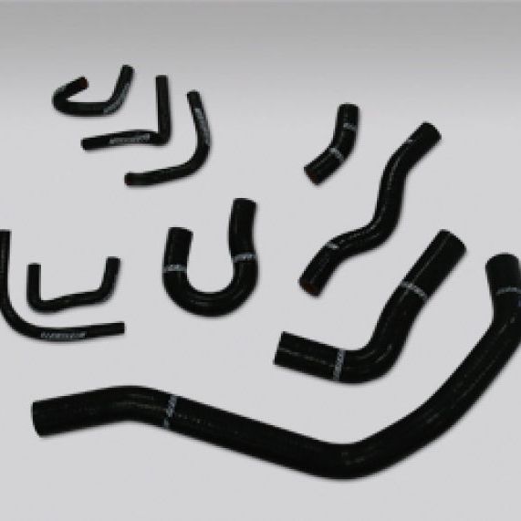 Mishimoto 88-91 Honda Civic Black Silicone Hose Kit-Hoses-Mishimoto-MISMMHOSE-CIV-88BK-SMINKpower Performance Parts