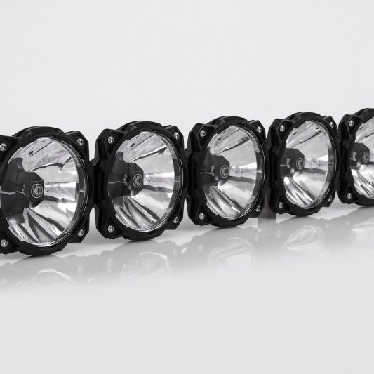 KC HiLiTES Polaris RZR 32in. Pro6 Gravity LED 5-Light 100w Combo Beam Overhead Light Bar System-Light Bars & Cubes-KC HiLiTES-KCL91309-SMINKpower Performance Parts