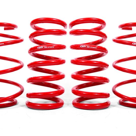 BMR 15-20 Ford Mustang S550 Lowering Spring Kit (Set Of 4) - Red - SMINKpower Performance Parts BMRSPD763R BMR Suspension