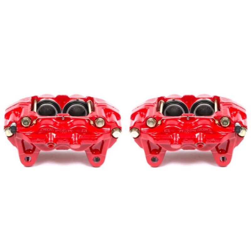 Power Stop 01-03 Toyota Sequoia Front Red Calipers w/o Brackets - Pair - SMINKpower Performance Parts PSBS2632 PowerStop