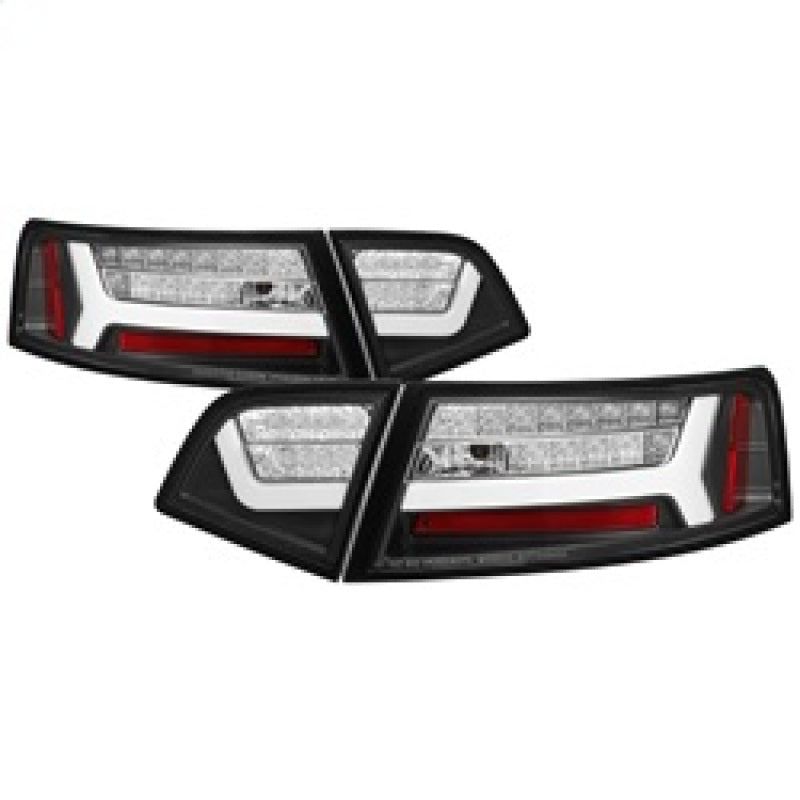 Spyder 09-12 Audi A6 LED Tail Lights - Black (ALT-YD-AA609-LED-BK) - spyder-09-12-audi-a6-led-tail-lights-black-alt-yd-aa609-led-bk