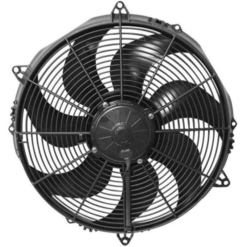 SPAL 1876 CFM 16in High Performance Fan - Pull/Paddle (VA33-AP71/LL-65A)-Fans & Shrouds-SPAL-SPL30102082-SMINKpower Performance Parts