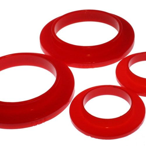 Energy Suspension 79-04 Ford Mustang SVO Red Rear Spring Upper & Lower Isolator Set-Bushing Kits-Energy Suspension-ENG4.6101R-SMINKpower Performance Parts