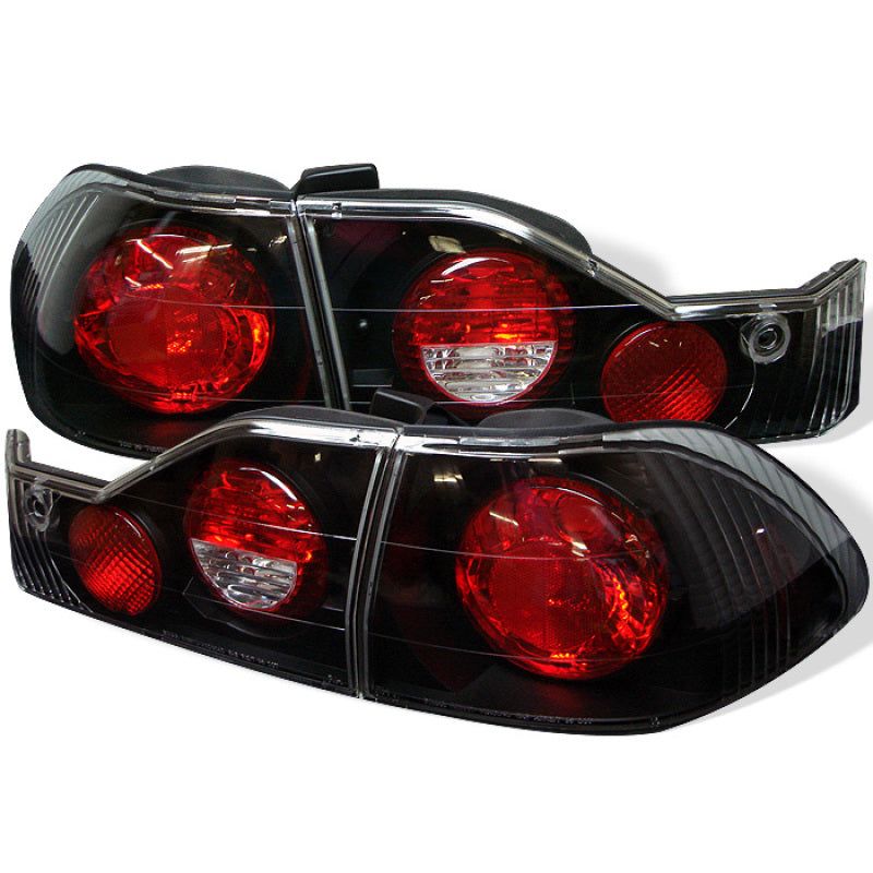 Spyder Honda Accord 98-00 4Dr Euro Style Tail Lights Black ALT-YD-HA98-BK-Tail Lights-SPYDER-SPY5004321-SMINKpower Performance Parts