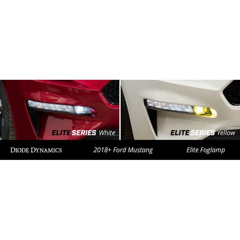 Diode Dynamics Elite Series Combination Fog Lamp for 18-21 Ford Mustang - Cool - White (Pair) - SMINKpower Performance Parts DIODD5132 Diode Dynamics