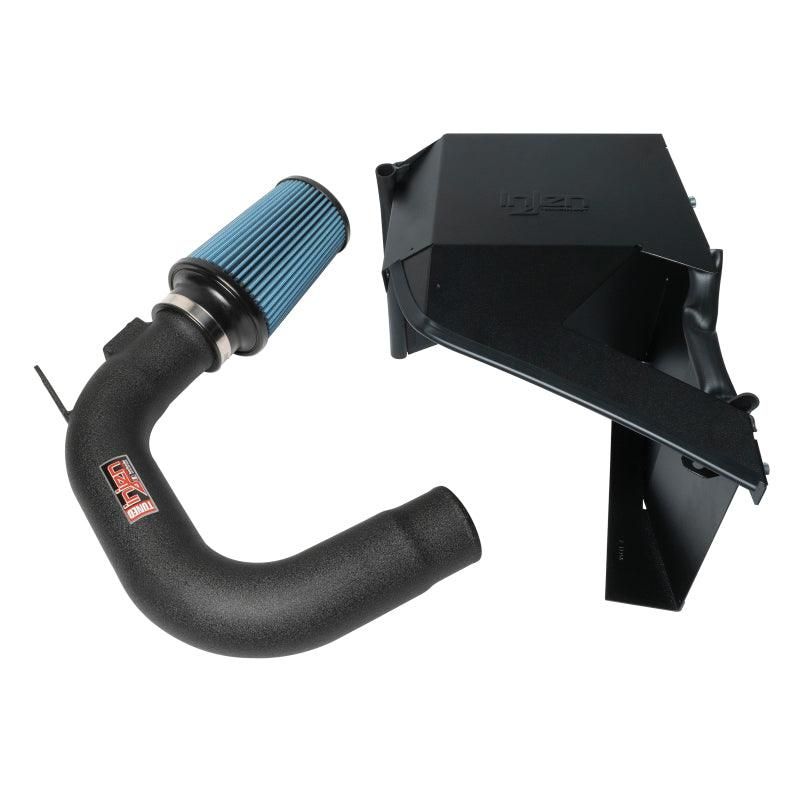 Injen 15-21 Subaru WRX 2.0L 4 Cyl. Wrinkle Black Cold Air Intake - SMINKpower Performance Parts INJSP1209WB Injen