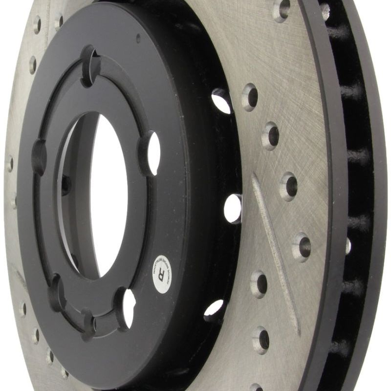StopTech Slotted & Drilled Sport Brake Rotor-Brake Rotors - Slot & Drilled-Stoptech-STO127.33069R-SMINKpower Performance Parts
