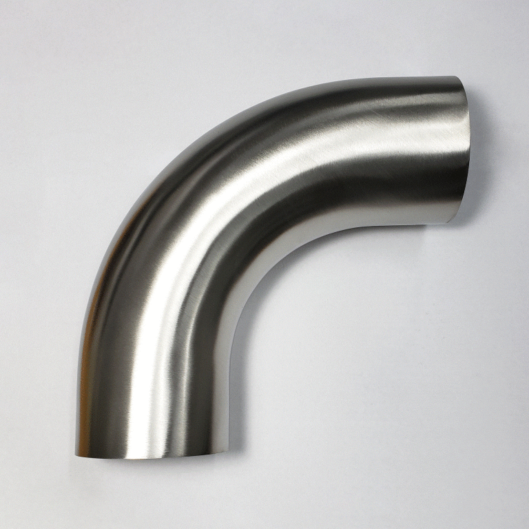 Stainless Bros 2.50in Diameter 1.5D / 3.75in CLR 90 Degree Bend Leg Mandrel Bend - SMINKpower Performance Parts STB601-06356-4150 Stainless Bros