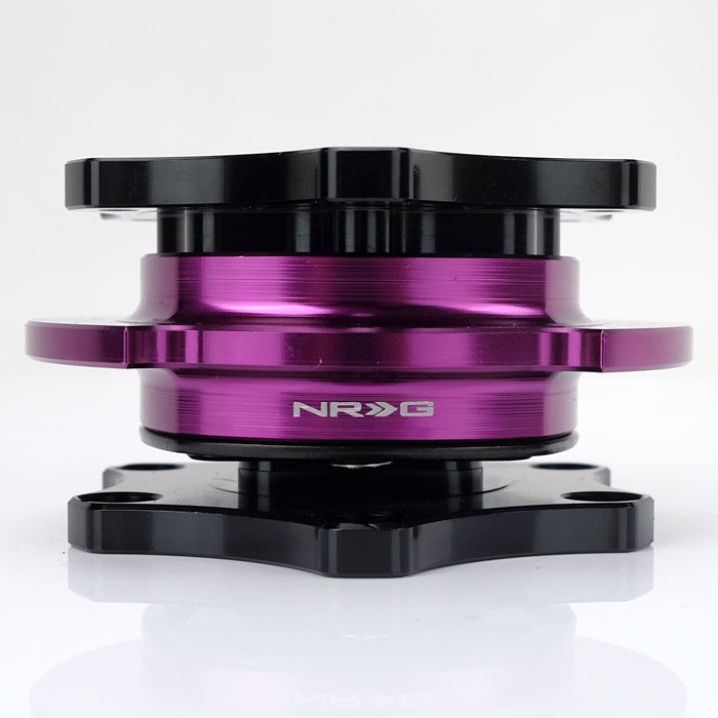 NRG Quick Release SFI SPEC 42.1 - Shiny Black Body / Shiny Purple Ring - SMINKpower Performance Parts NRGSRK-R200BK-PP NRG