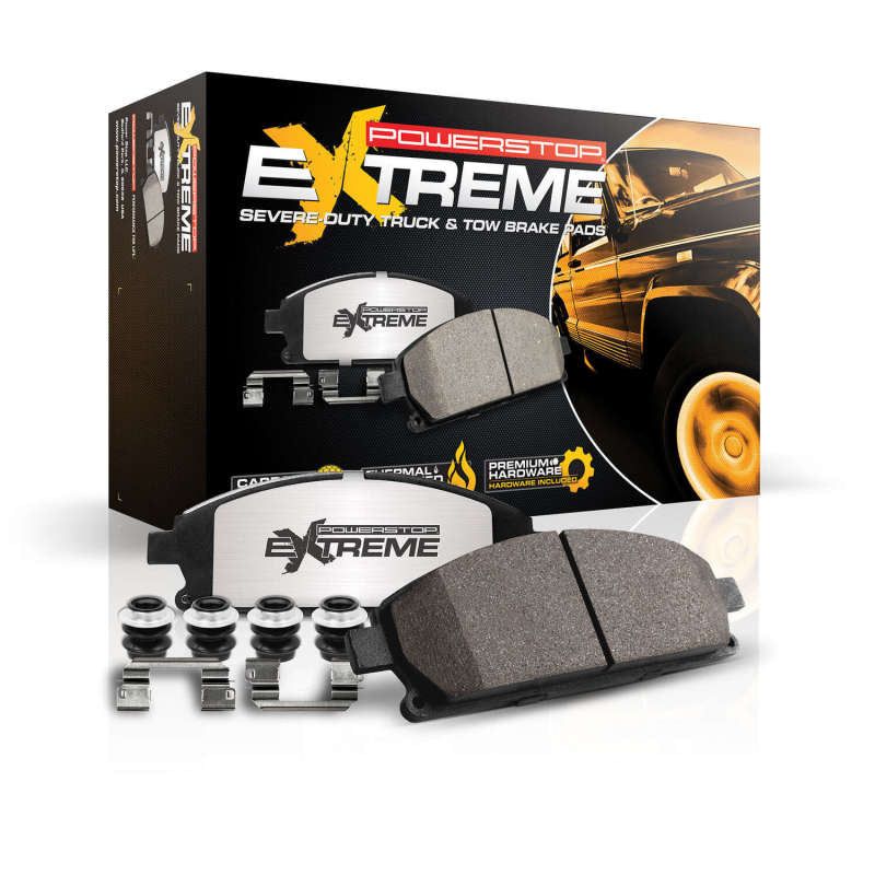 Power Stop 18-19 Ford Expedition Rear Z36 Truck & Tow Brake Pads w/Hardware - SMINKpower Performance Parts PSBZ36-1790 PowerStop