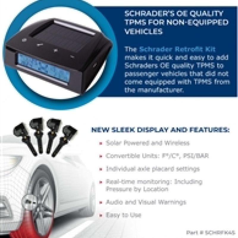 Schrader Retro-Fit Kit - SMINKpower Performance Parts SHRSCHRFK4S Schrader