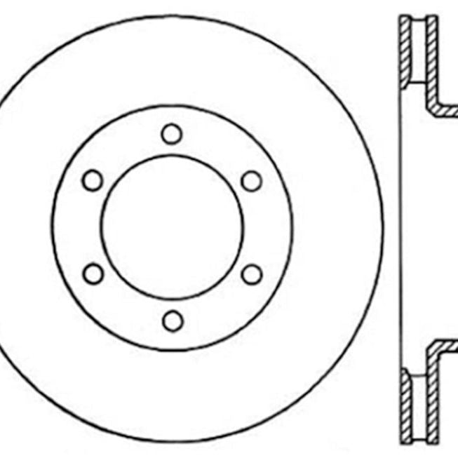 Stoptech 03-09 Toyota 4Runner / 05-14 Toyota FJ Cruiser Front Performance Cryo Brake Rotor-Brake Rotors - Drilled-Stoptech-STO120.44129CRY-SMINKpower Performance Parts