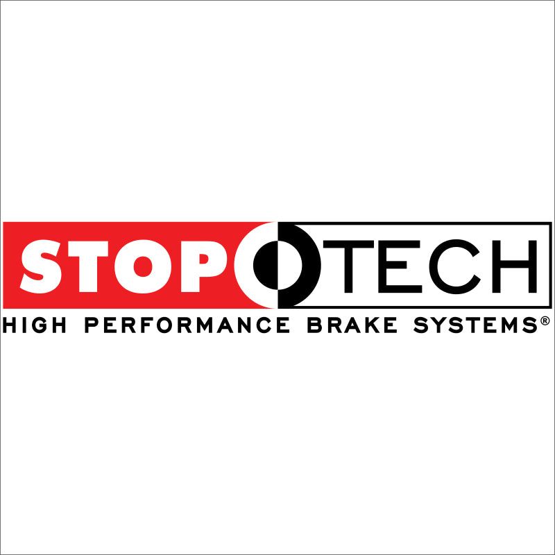 StopTech 13 Ford Focus ST Slotted Left Rear Rotor-Brake Rotors - Slotted-Stoptech-STO126.61099SL-SMINKpower Performance Parts