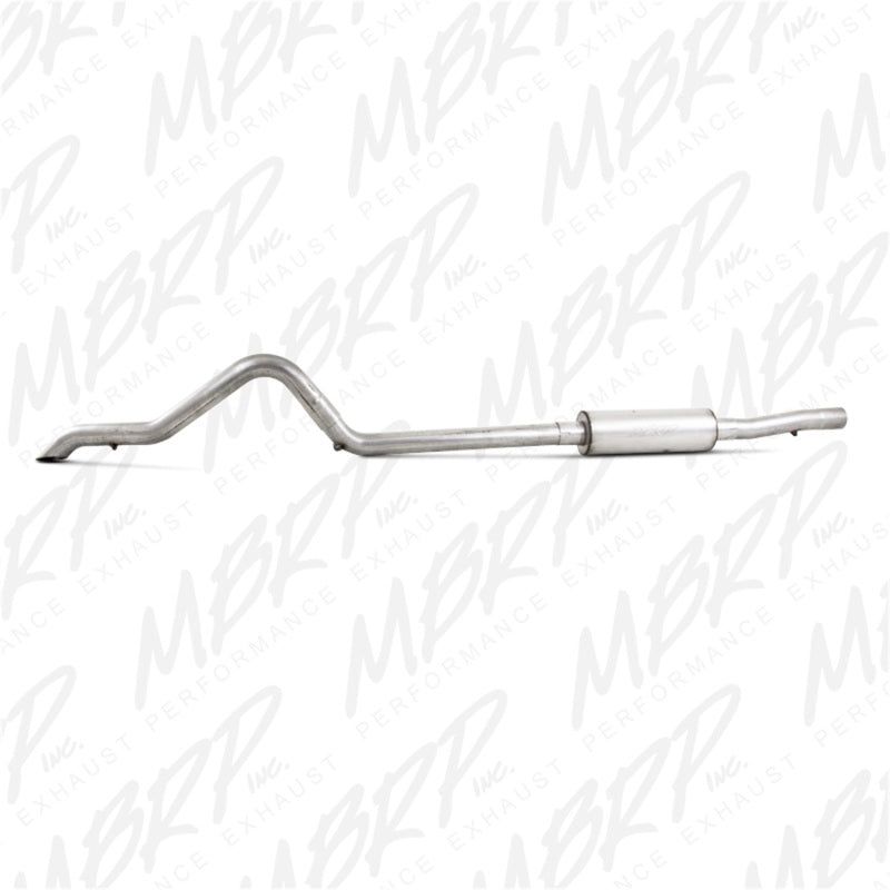 MBRP 2007-2009 Jeep Wrangler (JK) 3.8L V6 4 dr Off-Road Tail Pipe Muffler before Axle-Axle Back-MBRP-MBRPS5514AL-SMINKpower Performance Parts