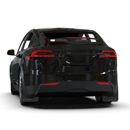 Rally Armor 2022 Tesla Model X Black UR Mud Flap w/ Dark Grey Logo - SMINKpower Performance Parts RALMF102-UR-BLK/DGRY Rally Armor