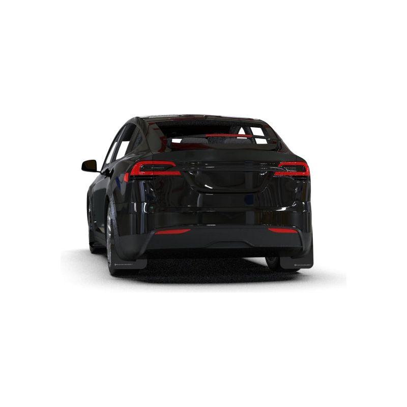 Rally Armor 2022 Tesla Model X/X Plaid Black UR Mud Flap - Metallic Black Logo - SMINKpower Performance Parts RALMF102-UR-BLK/MBK Rally Armor