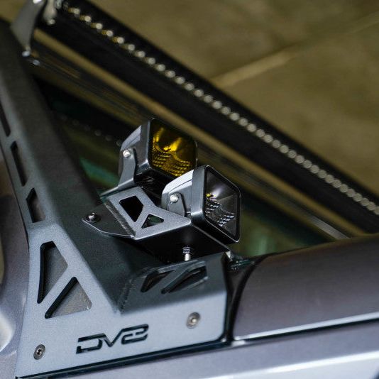 DV8 Offroad 2018+ Jeep Wrangler JLO A Pillar Dual Light Pod Mounts - SMINKpower Performance Parts DVELBJL-11 DV8 Offroad