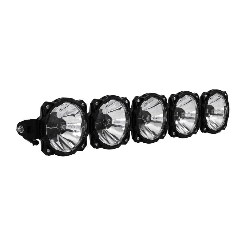 KC HiLiTES Polaris RZR 32in. Pro6 Gravity LED 5-Light 100w Combo Beam Overhead Light Bar System-Light Bars & Cubes-KC HiLiTES-KCL91309-SMINKpower Performance Parts