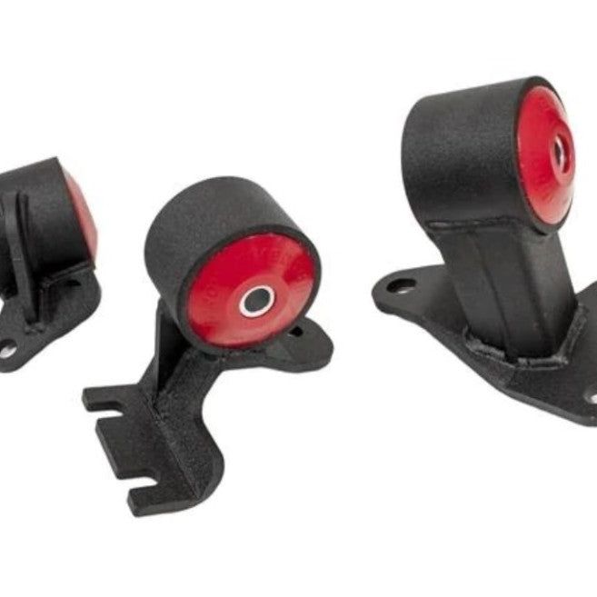 Innovative 88-91 Civic B-Series Black Steel Mounts 60A Bushings (RHD Only Cable)-Engine Mounts-Innovative Mounts-INM19152-60A-SMINKpower Performance Parts