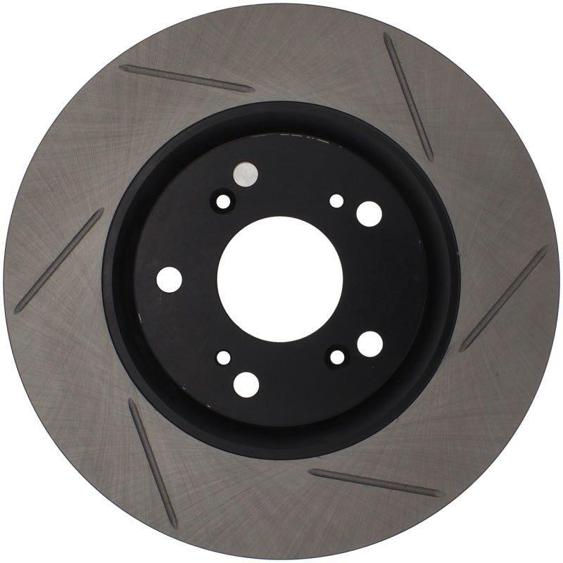 StopTech Power Slot Slotted 06-08 Honda Civic Si Front Left Rotor-Brake Rotors - Slotted-Stoptech-STO126.40057SL-SMINKpower Performance Parts