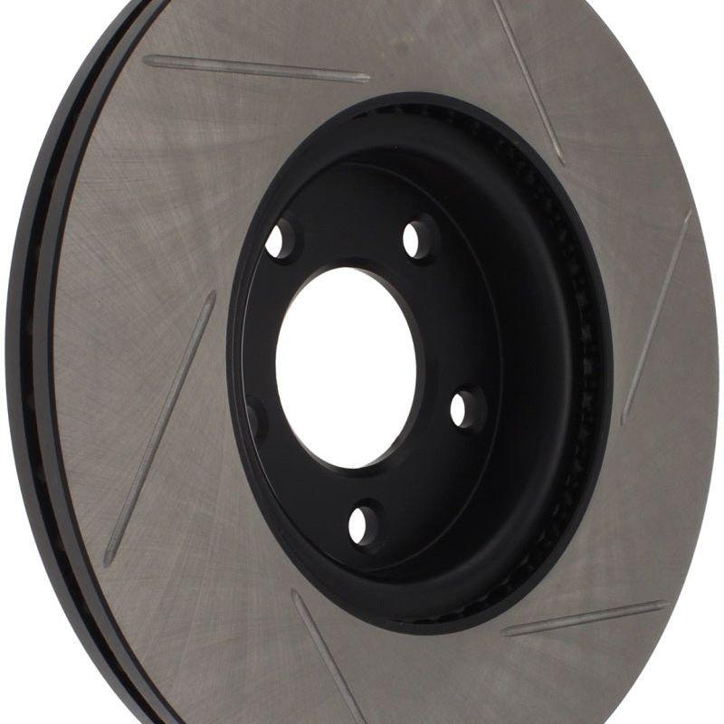 StopTech Power Slot 07-09 Mazdaspeed3 Slotted Right Front Rotor-Brake Rotors - Slotted-Stoptech-STO126.45078SR-SMINKpower Performance Parts