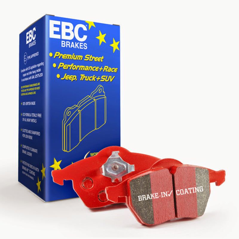 EBC 10-13 Audi A3 2.0 TD Redstuff Rear Brake Pads-Brake Pads - Performance-EBC-EBCDP3680C-SMINKpower Performance Parts