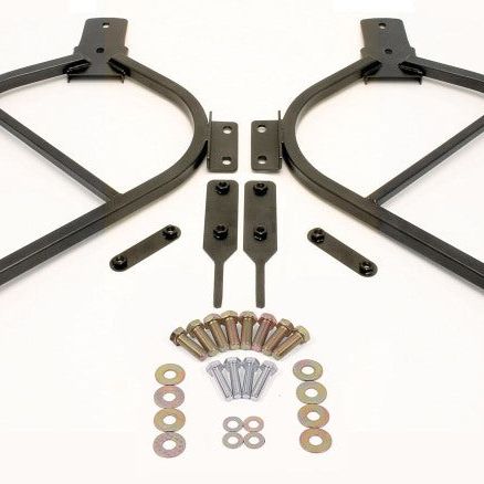 BMR 14-17 Chevy SS Bolt-On Subframe Connectors - Black Hammertone - SMINKpower Performance Parts BMRSFC013H BMR Suspension