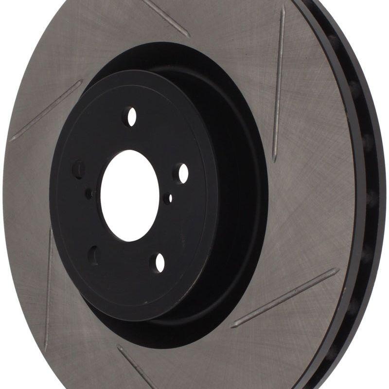 StopTech Power Slot 04 STi Front Left SportStop Slotted Rotor-Brake Rotors - Slotted-Stoptech-STO126.47019SL-SMINKpower Performance Parts