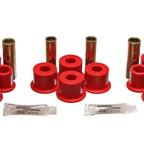 Energy Suspension 8/81-96 Ford F100/F150 2WD Red Rear Leaf Spring Bushing Set-Bushing Kits-Energy Suspension-ENG4.2122R-SMINKpower Performance Parts