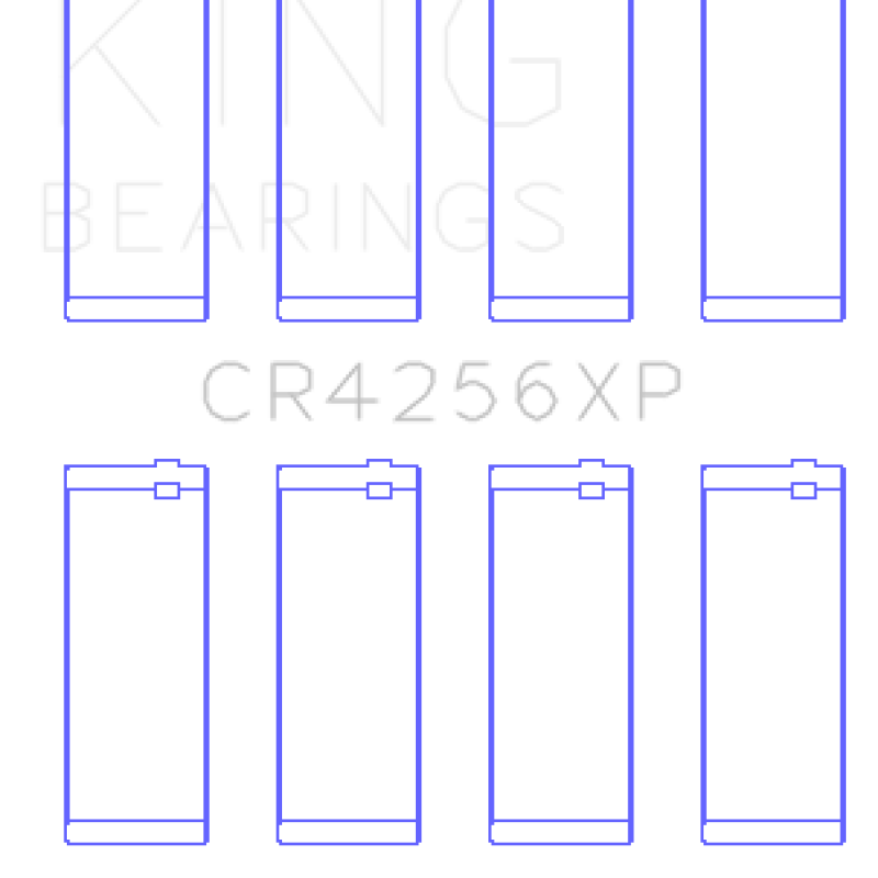 King 03-05 Dodge Neon SRT4 2.4L (Size STD) Performance Rod Bearing Set - SMINKpower Performance Parts KINGCR4256XP King Engine Bearings