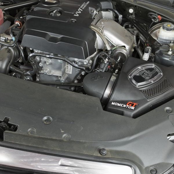 Momentum GT Pro DRY S Stage-2 Intake System 13-16 Cadillac ATS L4-2.0L (t) - SMINKpower Performance Parts AFE51-74209 aFe