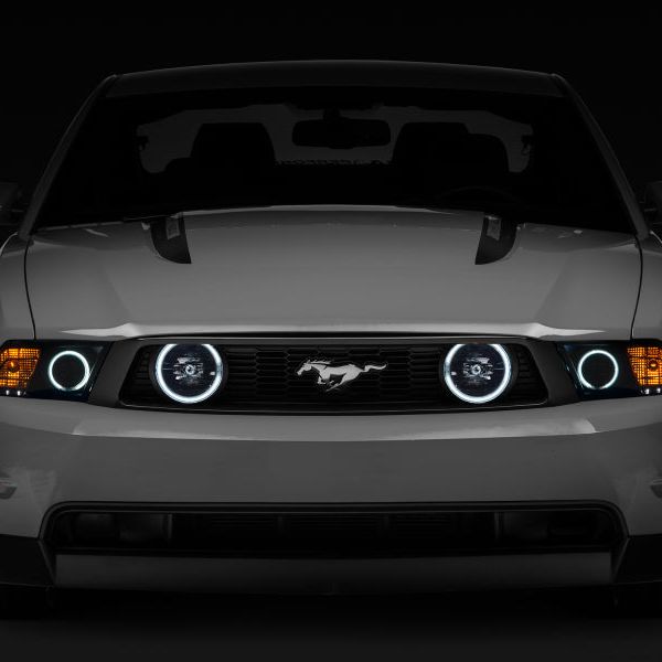 Raxiom 05-12 Ford Mustang GT LED Halo Fog Lights (Smoked) - SMINKpower Performance Parts RAX49134 Raxiom