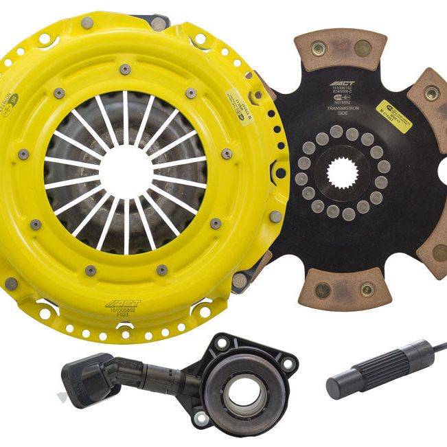 ACT 2014 Ford Focus HD/Race Rigid 6 Pad Clutch Kit-Clutch Kits - Single-ACT-ACTFF2-HDR6-SMINKpower Performance Parts