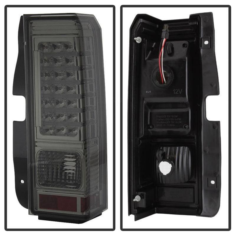 Xtune Hummer H3 06-09 ( Non H3T ) LED Tail Lights Smoke ALT-ON-HH306-LED-SM - SMINKpower Performance Parts SPY5013064 SPYDER