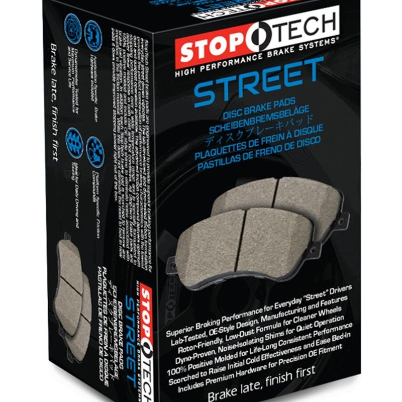 StopTech 07-15 Audi Q7 Street Performance Front Brake Pads-Brake Pads - OE-Stoptech-STO308.16630-SMINKpower Performance Parts