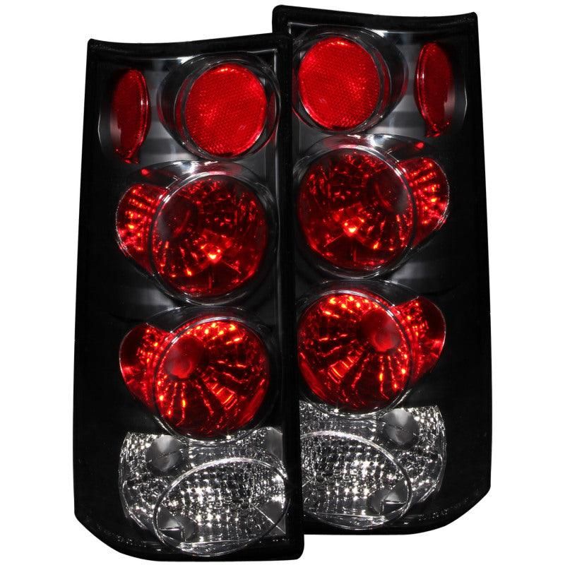 ANZO 1996-2002 Gmc Savana Taillights Black - SMINKpower Performance Parts ANZ211148 ANZO